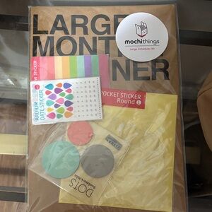 Mochithings Large Scheduler Kit with Stickers